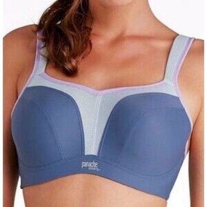 Panache Womens 5021 Power Underwire Sports Bra Size 38GG High Impact Adjustable